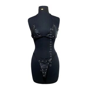 Elegant Moments Leather • Beyond a Promise • Studded String Bikini